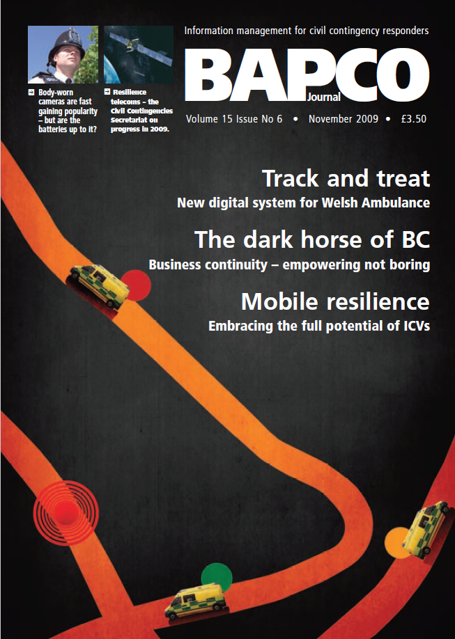 BAPCO Journal Cover - November 2009