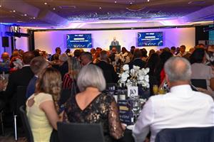 Control Room Awards co-founder Mike Isherwood addresses the audience at the 2022 event.